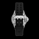 Emporio Armani Sea Explorer Automatic Black Dial Black Silicone Strap Watch For Men - AR60078 Buy Now By Emporio Armani