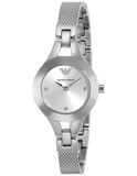 Emporio Armani Quartz Silver Dial Silver Steel Strap Watch For Women - AR7361 Buy Now By Emporio Armani