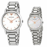 Emporio Armani Quartz White Dial Silver Steel Strap Watch For Men - AR90000 Buy Now By Emporio Armani