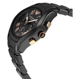 Emporio Armani Chronograph Black Ceramic Stainless Steel Dial Watch For Women - AR1411 Buy Now By Emporio Armani