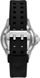 Emporio Armani Sea Explorer Automatic Black Dial Black Silicone Strap Watch For Men - AR60078 Buy Now By Emporio Armani