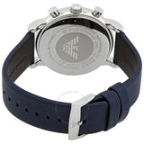 Emporio Armani Luigi Chronograph Blue Dial Blue Leather Strap Watch For Men - AR11451 Buy Now By Emporio Armani