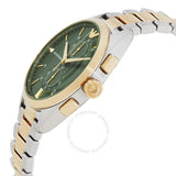 Emporio Armani Claudio Chronograph Green Dial Two Tone Steel Strap Watch For Women - AR11511 Buy Now By Emporio Armani