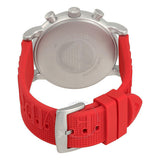 Emporio Armani Luigi Chronograph White Dial Red Rubber Strap Watch For Men - AR11021 Buy Now By Emporio Armani