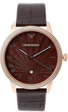 Emporio Armani Classic Quartz Brown Dial Brown Leather Strap Watch For Men - AR1613 Buy Now By Emporio Armani
