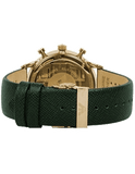 Emporio Armani Chronograph Champagne Dial Green Leather Strap Watch For Men - AR1722 Buy Now By Emporio Armani