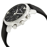 Emporio Armani Classic Chronograph Black Dial Black Leather Strap Watch For Men - AR1733 Buy Now By Emporio Armani