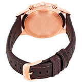 Emporio Armani Classic Chronograph Burgundy Dial Brown Leather Strap Watch For Men - AR1890 Buy Now By Emporio Armani