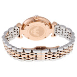 Emporio Armani T Bar Gianni Classic Mother Of Pearl Dial Two Tone Steel Strap Watch For Women - AR1683 Buy Now By Emporio Armani