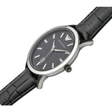 Emporio Armani Classic Quartz Black Dial Black Leather Strap Watch For Men - AR2429 Buy Now By Emporio Armani