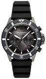 Emporio Armani Diver Chronograph Black Dial Black Silicon Strap Watch For Men - AR11515 Buy Now By Emporio Armani