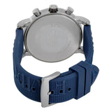 Emporio Armani Luigi Chronograph Black Dial Blue Rubber Strap Watch For Men - AR11023 Buy Now By Emporio Armani