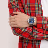 Emporio Armani Mario Chronograph Blue Dial Silver Steel Strap Watch For Men - AR11306 Buy Now By Emporio Armani