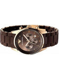 Emporio Armani Sport Chronograph Brown Dial Brown Stainless Steel Watch For Men - AR5890 Buy Now By Emporio Armani