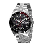 Emporio Armani Chronograph Black Dial Silver Stainless Steel Watch For Men - AR5855 Buy Now By Emporio Armani