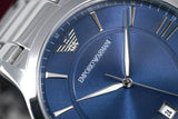 Emporio Armani Giovanni Quartz Blue Dial Silver Steel Strap Watch For Men - AR11227 Buy Now By Emporio Armani