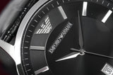 Emporio Armani Renato Black Dial Leather Strap Watch For Men - AR2411 Buy Now By Emporio Armani