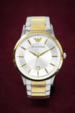 Emporio Armani Renato Silver Dial Two Tone Steel Strap Watch For Men - AR2449 Buy Now By Emporio Armani