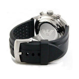 Emporio Armani Sportivo Chronograph Black Dial Black Rubber Strap Watch For Men - AR0527 Buy Now By Emporio Armani