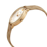 Emporio Armani Kappa Quartz Silver Dial Beige Leather Strap Watch For Women - AR11042 Buy Now By Emporio Armani