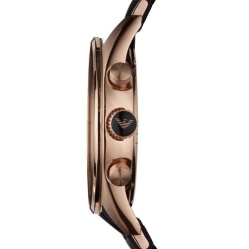 Emporio Armani Sportivo Black Dial Black Steel Strap Watch For Men - AR5905 Buy Now By Emporio Armani