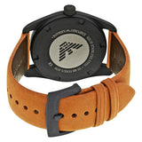 Emporio Armani Sportivo Analog Brown Dial Brown Leather Strap Watch For Men - AR6080 Buy Now By Emporio Armani