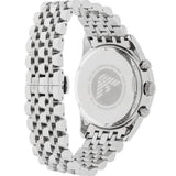 Emporio Armani Team Italia Chronograph Black Dial Silver Steel Strap Watch For Men - AR5983 Buy Now By Emporio Armani