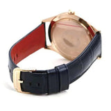 Emporio Armani Classic Silver Dial Blue Leather Strap Watch For Men - AR11131 Buy Now By Emporio Armani