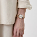 Emporio Armani Gianni T-Bar Crystals Silver Dial Rose Gold Steel Strap Watch For Women - AR11446 Buy Now By Emporio Armani