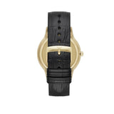 Emporio Armani Renato Quartz Grey Dial Black Leather Strap Watch For Men - AR11049 Buy Now By Emporio Armani