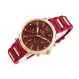 Tommy Hilfiger Claudia Red Dial Two Tone Steel Strap Watch for Women - 1781744 Buy Now By Tommy Hilfiger