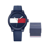 Tommy Hilfiger Denim Quartz Blue Dial Blue Rubber Strap Watch for Men - 1791322 Buy Now By Tommy Hilfiger