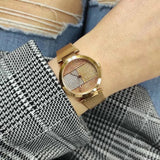 Tommy Hilfiger Lynn Crystals Rose Gold Dial Rose Gold Mesh Strap Watch For Women - 1781868 Buy Now By Tommy Hilfiger