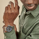 Emporio Armani Diver Quartz Blue Dial Silver Steel Strap Watch For Men - AR11339 Buy Now By Emporio Armani