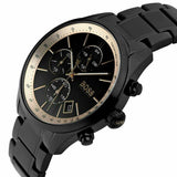 Hugo Boss Grand Prix Black Dial Black Steel Strap Watch for Men - 1513578 Buy Now By Hugo Boss