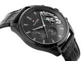 Tommy Hilfiger Baker Chronograph Black Dial Black Leather Strap Watch For Men - 1710452 Buy Now By Tommy Hilfiger