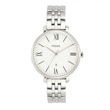 Fossil Jacqueline White Dial Silver Steel Strap Watch for Women - ES3433 Buy Now By Fossil