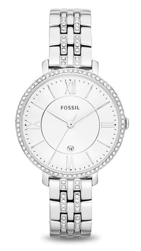 Fossil Jacqueline White Dial Silver Steel Strap Watch for Women - ES3545 Buy Now By Fossil