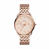 Fossil Tailor Rose Gold Dial Rose Gold Stainless Steel Strap Watch for Women - ES3713 Buy Now By Fossil