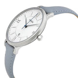 Fossil Jacqueline White Dial Light Blue Leather Strap Watch for Women - ES3821 Buy Now By Fossil
