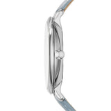 Fossil Jacqueline White Dial Light Blue Leather Strap Watch for Women - ES3821 Buy Now By Fossil