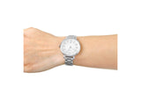 Fossil Jacqueline White Dial Silver Steel Strap Watch for Women - ES3969 Buy Now By Fossil