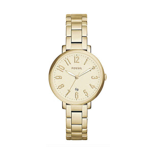 Fossil Jacqueline Gold Dial Gold Steel Strap Watch for Women - ES3971 Buy Now By Fossil
