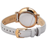 Fossil Jacqueline Mother of Pearl Dial Grey Leather Strap Watch for Women - ES4672 Buy Now By Fossil