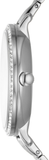 Fossil Jacqueline Multifunction Moonphase White Dial Silver Steel Strap Watch for Women - ES5164 Buy Now By Fossil