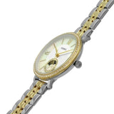 Fossil Jacqueline Analog Moonphase Mother of Pearl White Dial Two Tone Steel Strap Watch for Women - ES5166 Buy Now By Fossil