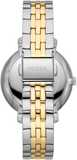 Fossil Jacqueline Analog Moonphase Mother of Pearl White Dial Two Tone Steel Strap Watch for Women - ES5166 Buy Now By Fossil