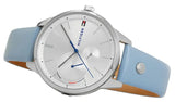 Tommy Hilfiger Brooke Silver Dial Blue Leather Strap Watch for Women - 1782023 Buy Now By Tommy Hilfiger