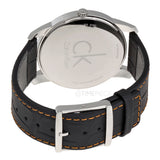 Calvin Klein City Black Dial Black Leather Strap Watch for Men - K2G211C1 Buy Now By Calvin Klein