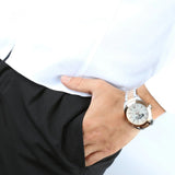 Maserati Traguardo Automatic White Dial Two Tone Steel Strap Watch For Men - R8823112001 Buy Now By Maserati